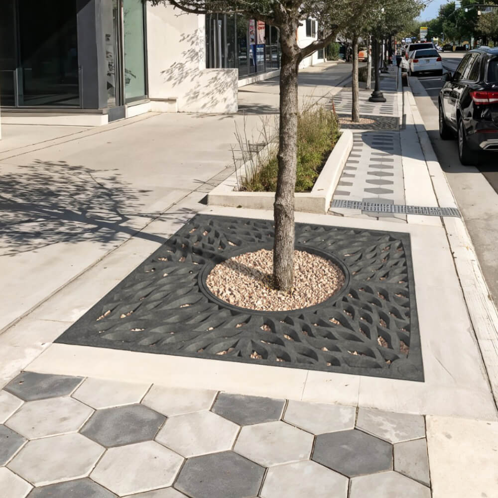 Приствольная решетка для дерева ZKING CRUST 2х2м Черная в Копейске фото