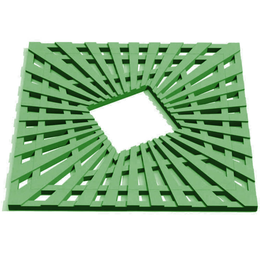 Приствольная решетка для дерева ZKING ATMOSPHERE 1.2х1.2м Зеленая Копейск фото