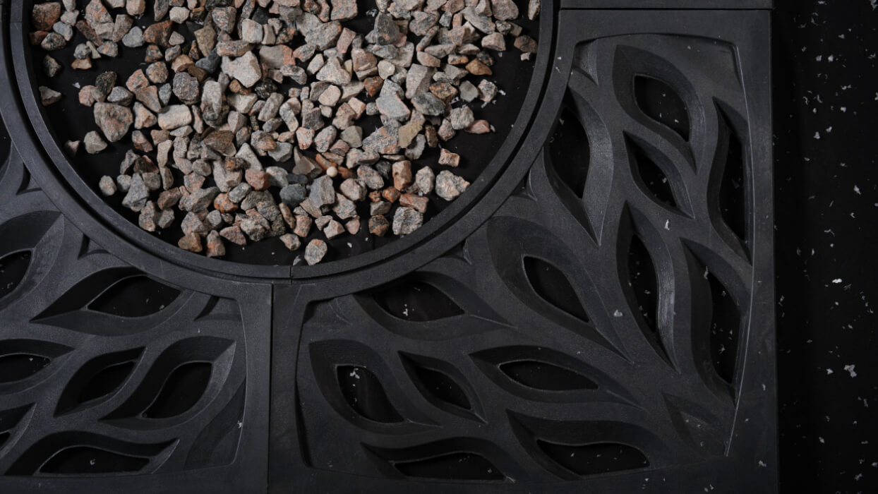 Приствольная решетка для дерева ZKING CRUST 1.2х1.2м Черная в Копейске фото